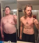 Pria Memiliki 140-Pound Transformasi Berat Badan, Kemudian M